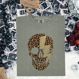 Leopard Skull Lightning Tee