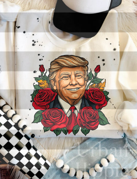 Trump Rose Sweatshirt