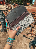 The Elva (Brown  Leather) Wallet a Haute Southern Hyde by Beth Marie Exclusive