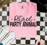 Retired Party Animal Tee