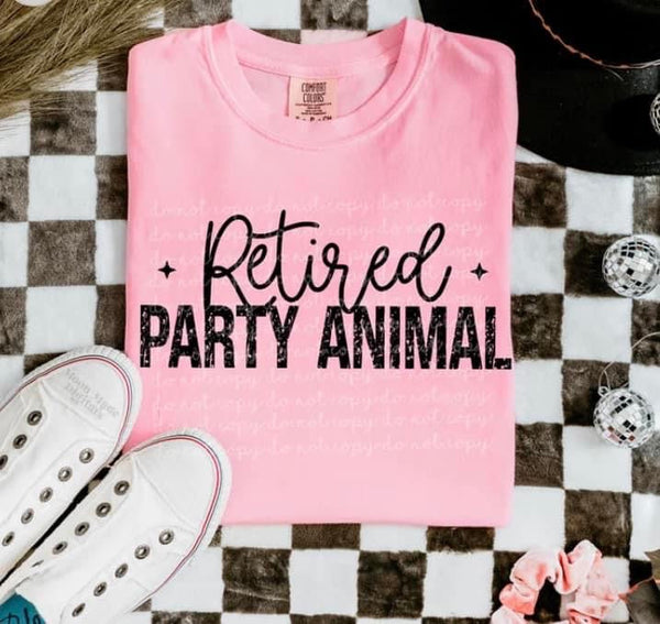 Retired Party Animal Tee