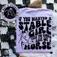 If You Wanted A Stable Girl Tee