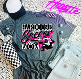 Hardcore Baseball Mom Tee