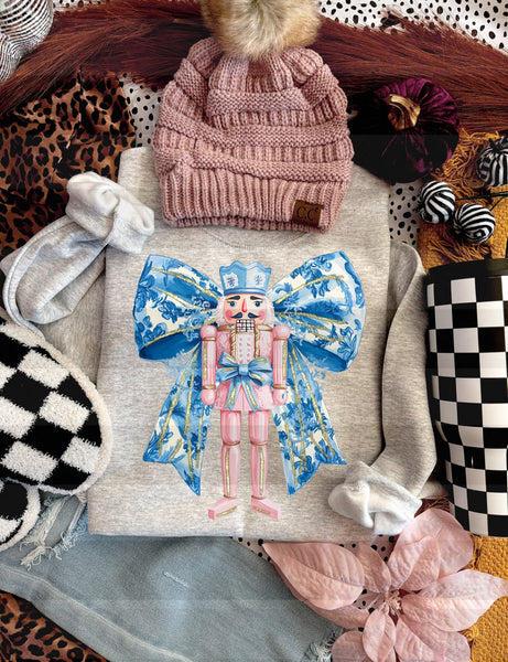 Nutcracker Bow Sweatshirt