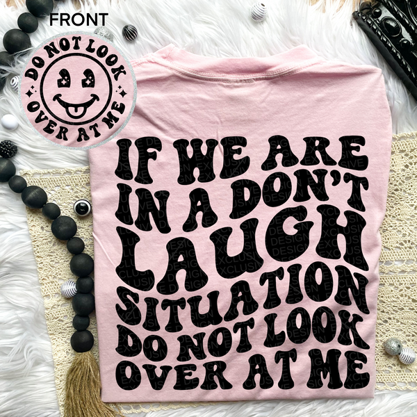 Don't Look Over At Me Tee