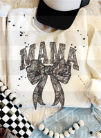 Mama Camo Bow Sweatshirt