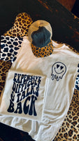 Expensive Difficult & Talks Back Cow Print Tee