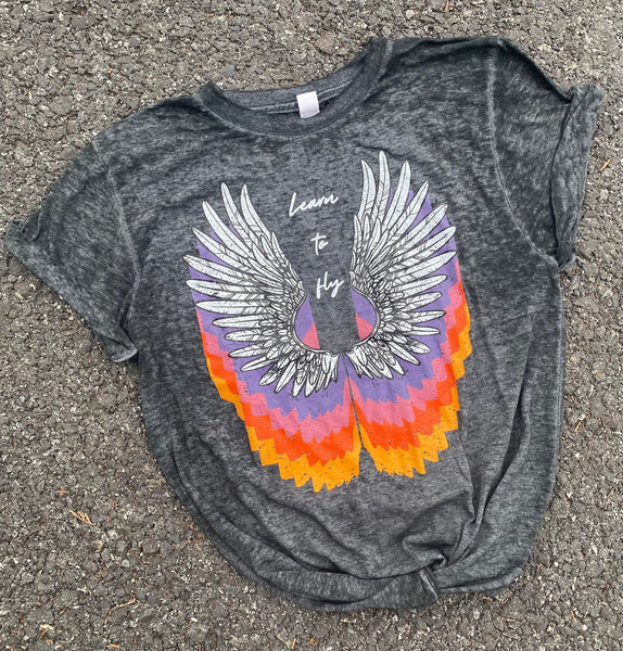 Distressed Learn To Fly Tee