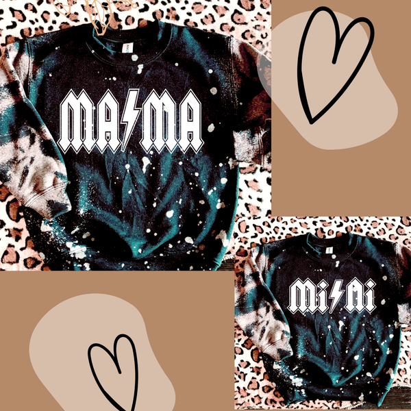 Mama & Mini Acid Washed Sweatshirt