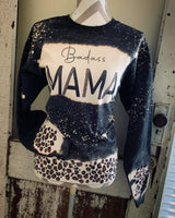 BadA** Mama Sweatshirt (Leopard Dip)